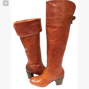 Frye over the knee boots, slouch